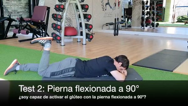 ejercicio activar gluteo pierna flexionada